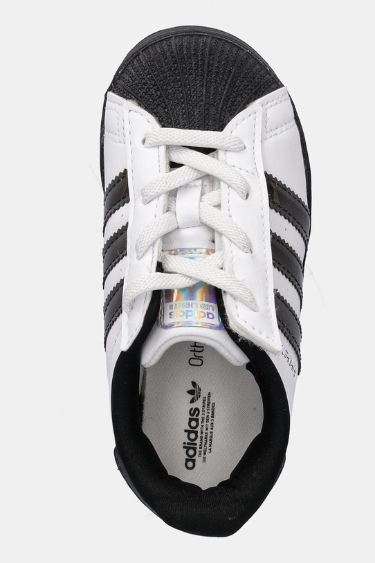 adidas Originals scarpe da ginnastica per bambini SUPERSTAR LED LIGHTS bianco JS1293
