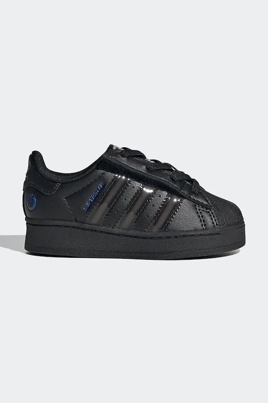 Παιδικά sneakers adidas Originals SUPERSTAR LED LIGHTS μικρό μαύρο JS1295