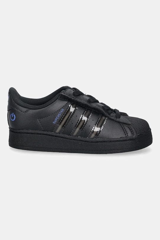 Detské tenisky adidas Originals SUPERSTAR LED LIGHTS JS1295 čierna AW25