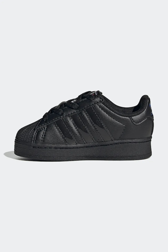 Παιδικά sneakers adidas Originals SUPERSTAR LED LIGHTS μαύρο JS1295