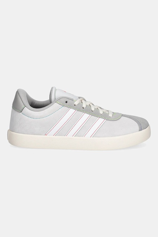 Dětské semišové tenisky adidas VL COURT 3.0 JS3491 šedá AW25