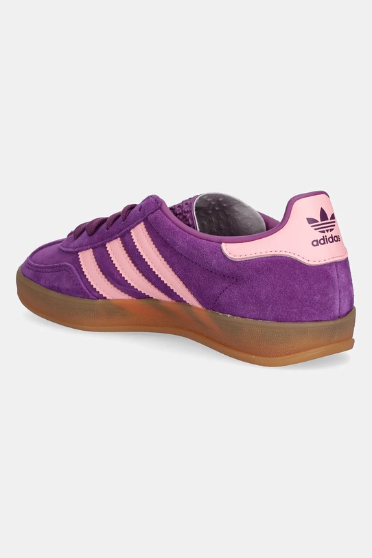 Chłopiec adidas Originals sneakersy zamszowe dziecięce GAZELLE INDOOR JP8766 fioletowy