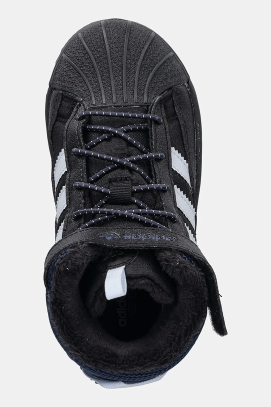 Παιδικές χειμερινές μπότες adidas Originals SUPERSTAR WINTER TREK μαύρο JQ0342
