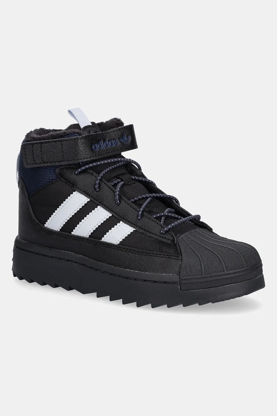 adidas Originals buty zimowe dziecięce SUPERSTAR WINTER TREK syntetyczny czarny JQ0344