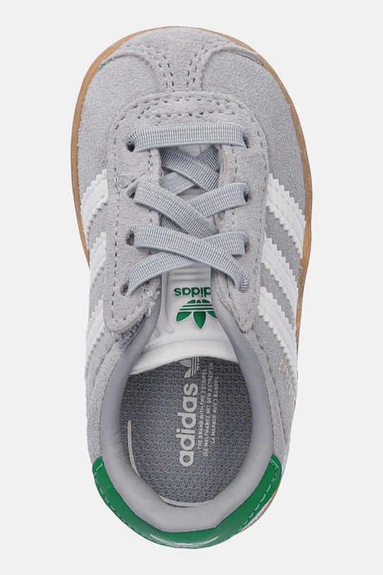 adidas Originals sneakersy dziecięce GAZELLE szary JQ6002