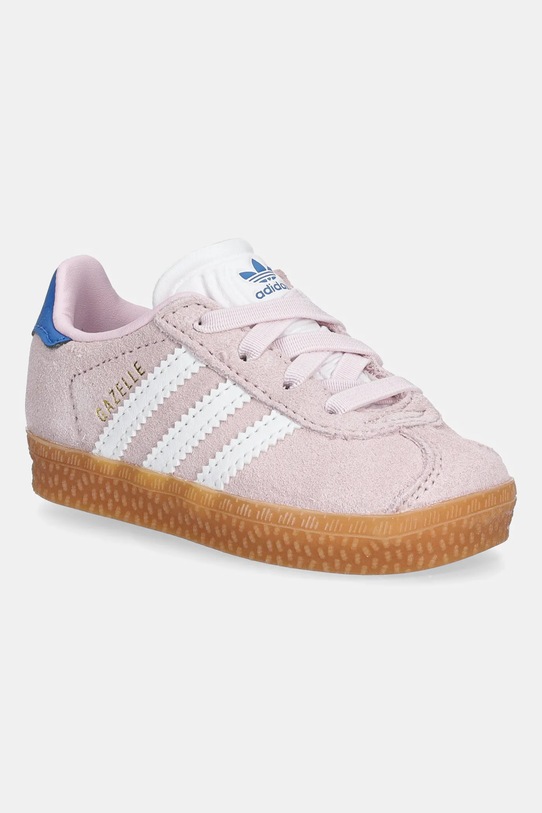 Детски маратонки adidas Originals GAZELLE изкуствен розов JQ9414