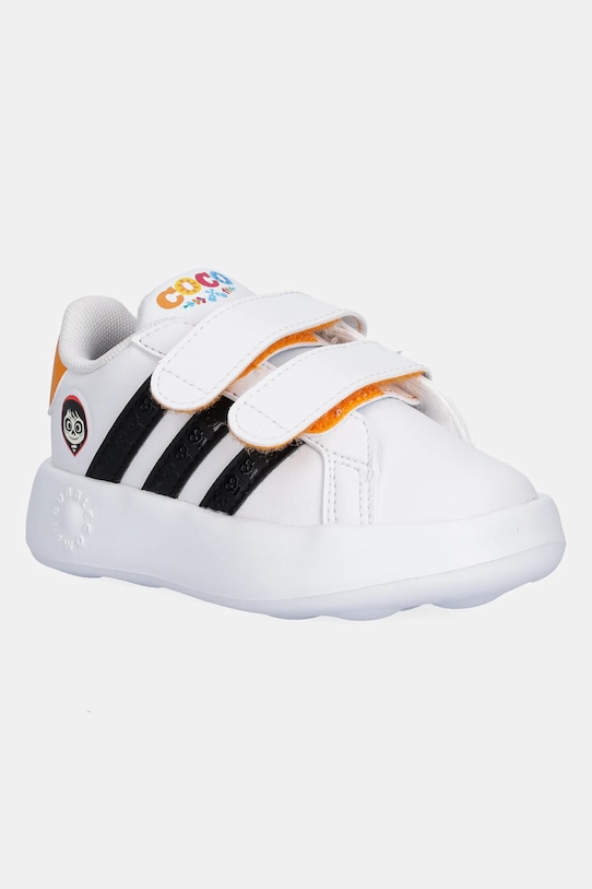adidas sneakersy dziecięce GRAND COURT COCO imitacja skóry licowej biały JR5625