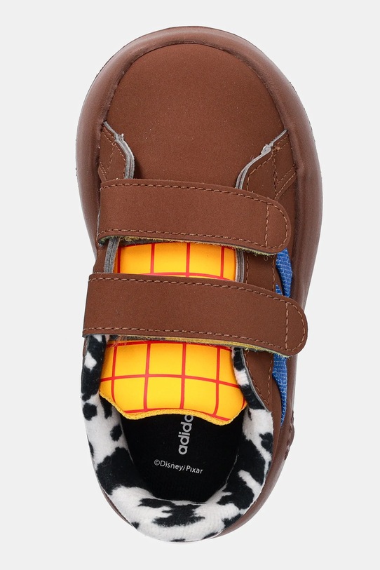 adidas sneakersy dziecięce GRAND COURT TOYSTORY brązowy JR5629