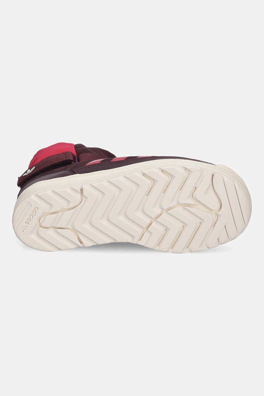 Dětské zimní boty adidas Originals SUPERSTAR 360 WTR BOOT JR5804 burgundské