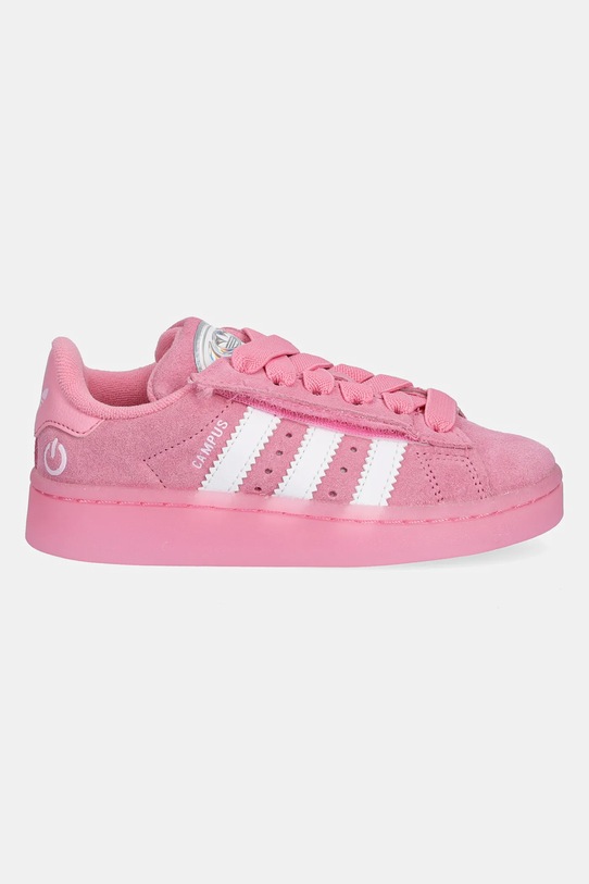 adidas Originals sneakersy zamszowe dziecięce CAMPUS 00s LED LIGHTS JS1280 różowy AW25