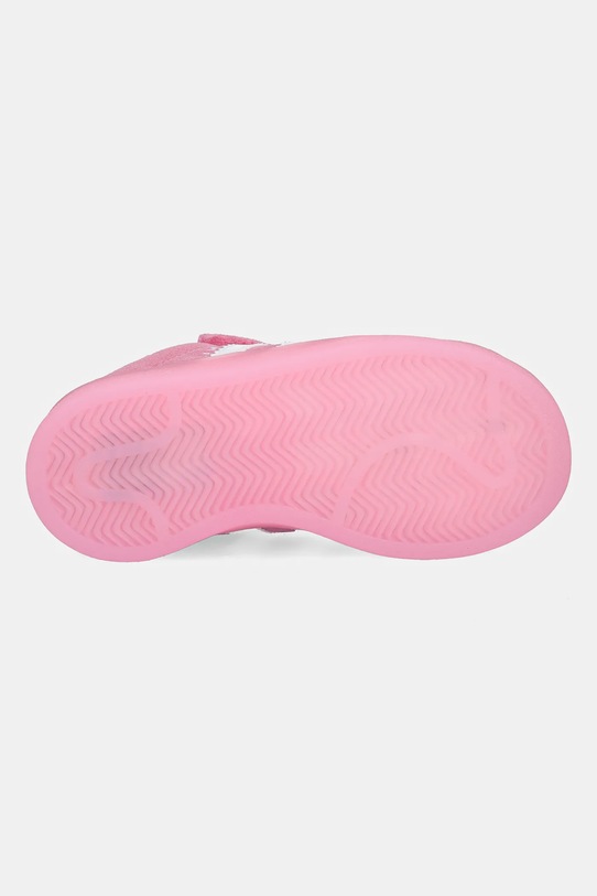 adidas Originals sneakersy zamszowe dziecięce CAMPUS 00s LED LIGHTS JS1280 różowy