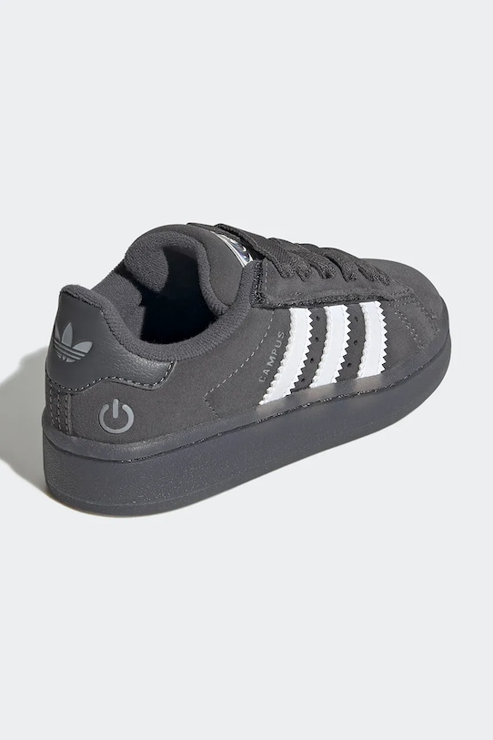 Chłopiec adidas Originals sneakersy zamszowe dziecięce CAMPUS 00s LED LIGHTS JS1281 szary