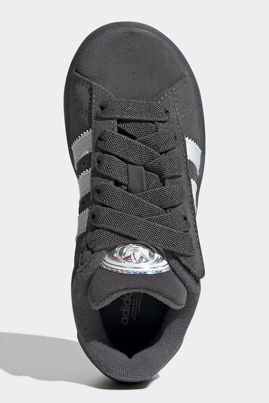 adidas Originals sneakersy zamszowe dziecięce CAMPUS 00s LED LIGHTS JS1281 szary