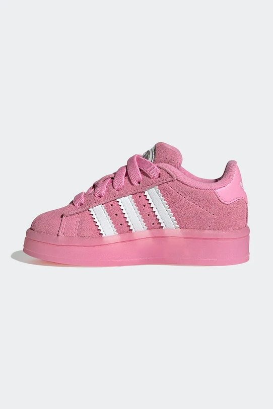 Дитячі замшеві кросівки adidas Originals CAMPUS 00s LED LIGHTS рожевий JS1283