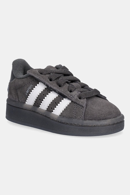 Detské semišové tenisky adidas Originals CAMPUS 00s LED LIGHTS imitácia kože sivá JS1284