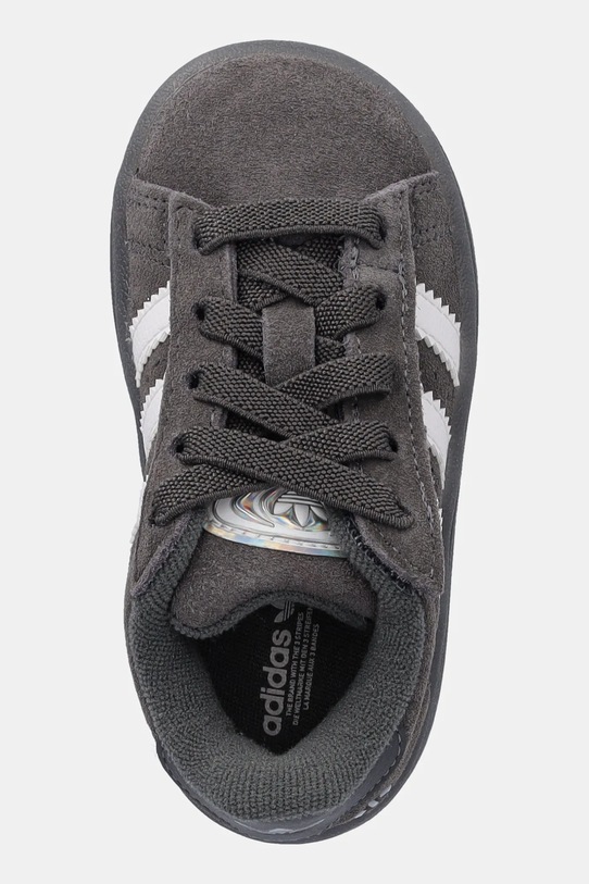 adidas Originals sneakersy zamszowe dziecięce CAMPUS 00s LED LIGHTS szary JS1284