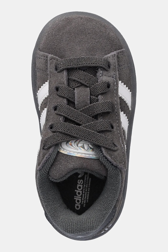 Detské semišové tenisky adidas Originals CAMPUS 00s LED LIGHTS sivá JS1284