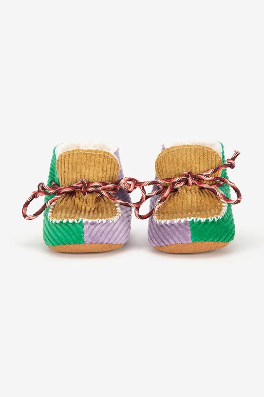 Bobo Choses buty niemowlęce lekko ocieplane brązowy 225AH029