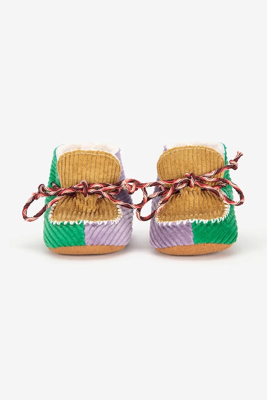 Topánky pre bábätká Bobo Choses jemné zateplenie hnedá 225AH029