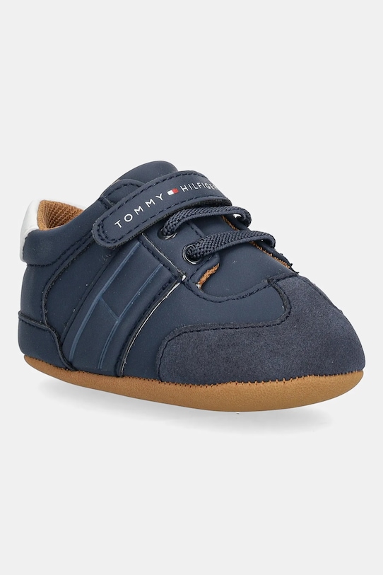 Topánky pre bábätká Tommy Hilfiger nezateplené tmavomodrá T0B9.34055