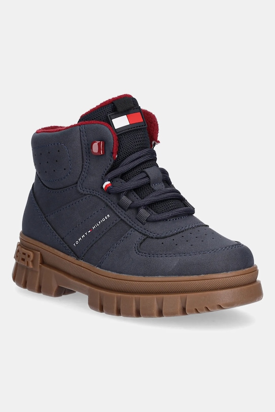 Tommy Hilfiger ghete de iarna cu snur bleumarin T1X5.34127