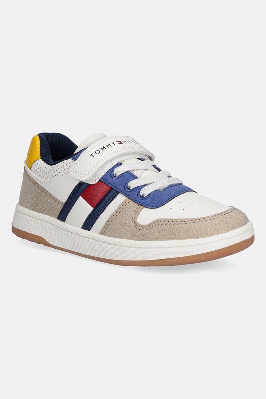 Tommy Hilfiger sneakersy dziecięce imitacja skóry licowej beżowy T1X9.34069.30.34
