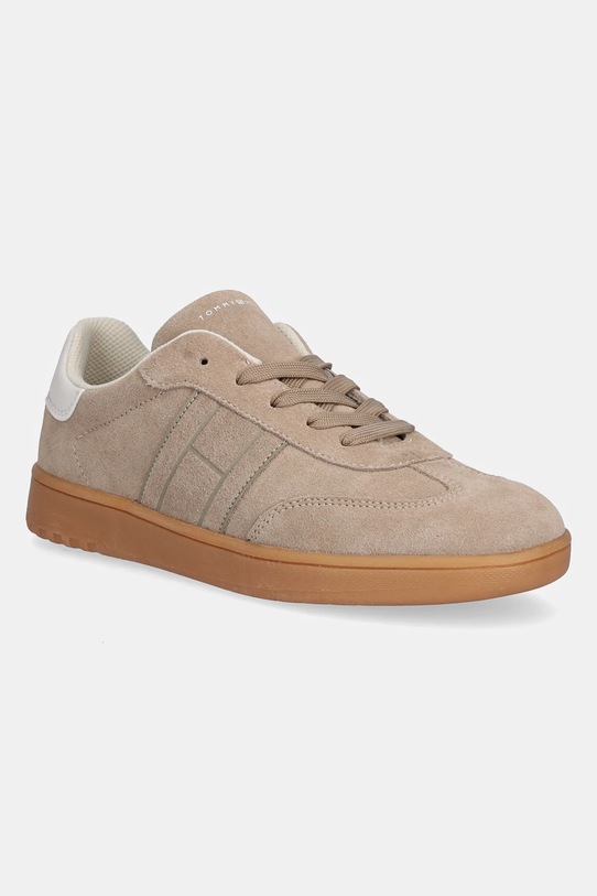 Tommy Hilfiger sneakersy dziecięce syntetyczny beżowy T3X9.34082