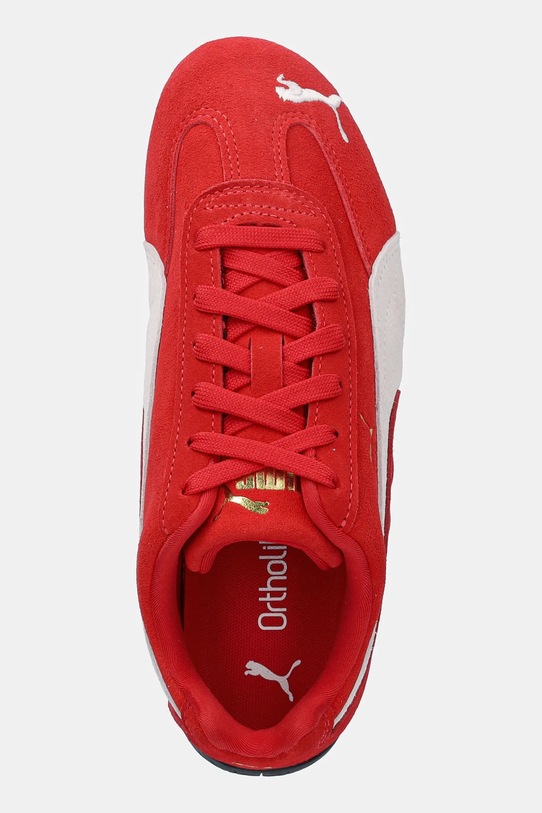 Puma sneakersy zamszowe Speedcat OG Jr czerwony 401698