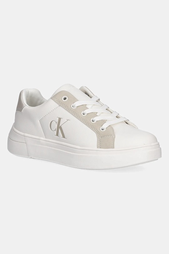 Calvin Klein Jeans sneakersy dziecięce niska biały V3X9.83166