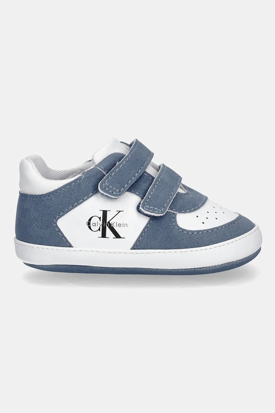 Calvin Klein Jeans pantofi pentru bebeluși imitatie de piele albastru V0B9.83146