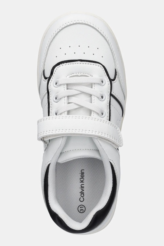 Calvin Klein Jeans sneakers pentru copii alb V1X9.83148.30.34