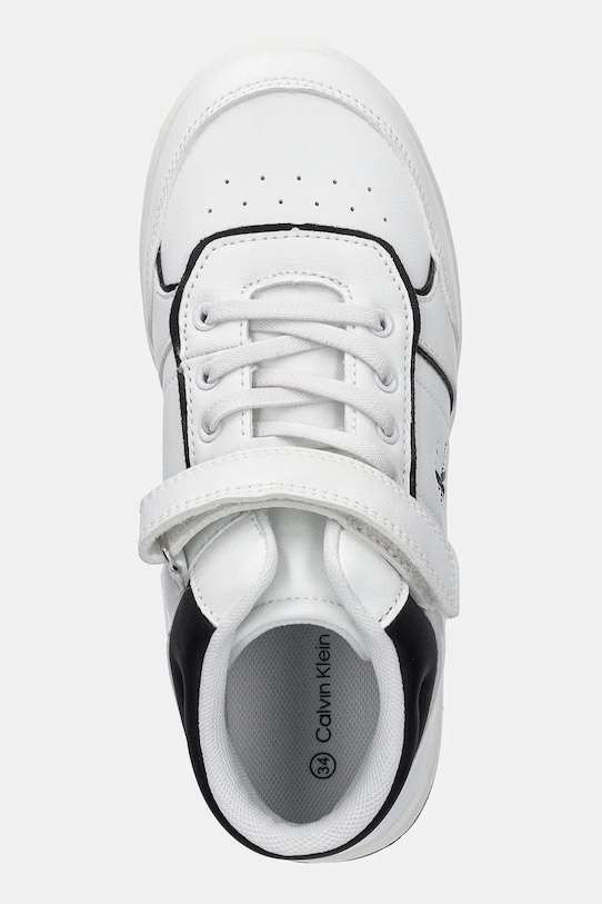 Παιδικά αθλητικά παπούτσια Calvin Klein Jeans λευκό V1X9.83150.30.34