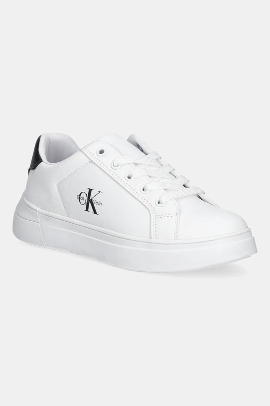 Calvin Klein Jeans sneakersy dziecięce niska biały V3X9.83165.30.34