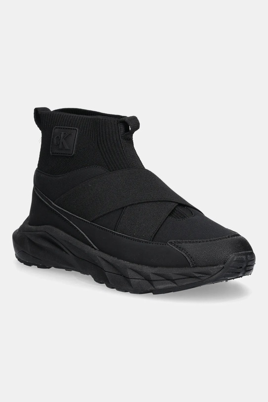 Calvin Klein Jeans sneakersy dziecięce syntetyczny czarny V3X9.83176.35.40