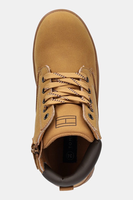 Tommy Hilfiger buty zimowe dziecięce brązowy T1X5.34087.30.34