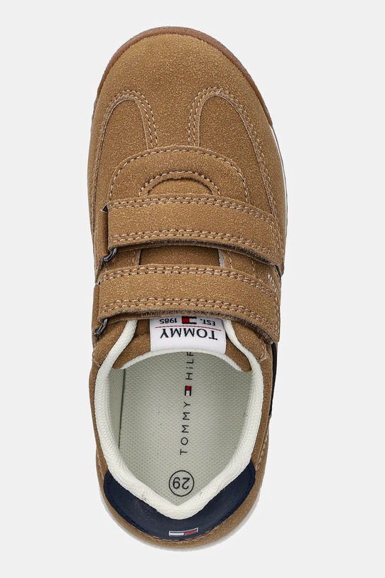 Tommy Hilfiger sneakersy dziecięce brązowy T1X9.34103.20.29