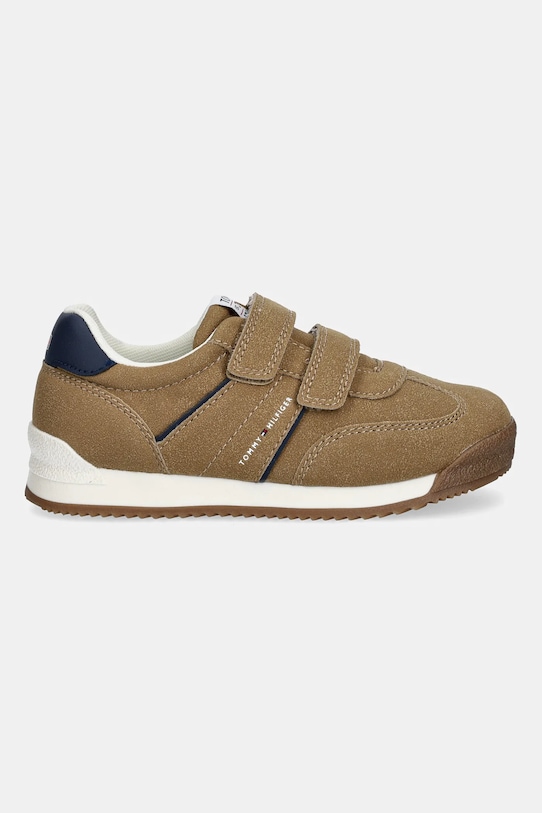 Παιδικά αθλητικά παπούτσια Tommy Hilfiger T1X9.34103.30.34 καφέ AW25