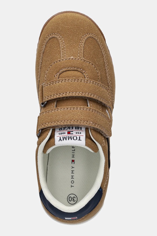 Tommy Hilfiger sneakers pentru copii maro T1X9.34103.30.34