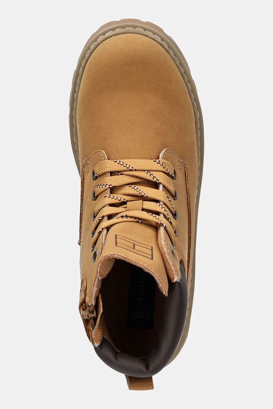 Chłopiec Tommy Hilfiger buty zimowe dziecięce T3X5.34125 brązowy