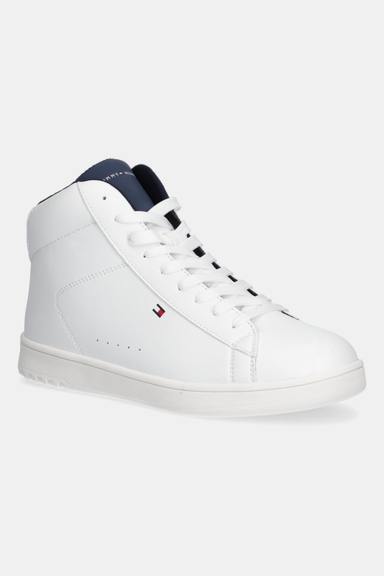 Tommy Hilfiger sneakersy dziecięce imitacja skóry licowej biały T3X9.34074.35.41