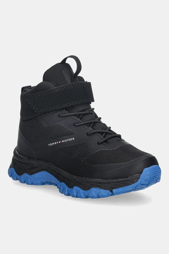 Tommy Hilfiger buty zimowe dziecięce imitacja skóry licowej czarny T1X5.34136.24.29