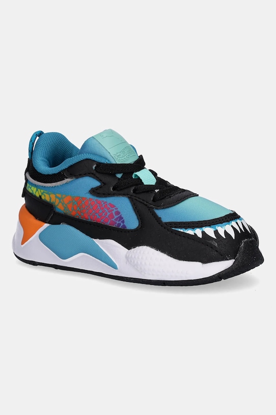 Puma sneakersy dziecięce RS-X Hot Wheels 2 AC Inf imitacja skóry licowej niebieski 403401
