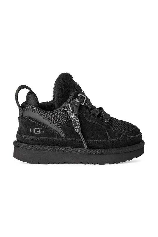 Παιδικά αθλητικά παπούτσια UGG LOWMEL δέρμα σαμουά μαύρο 1152410T