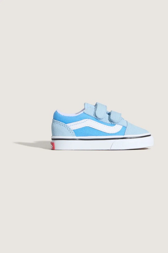 Παιδικά πάνινα παπούτσια Vans Old Skool V δέρμα σαμουά μπλε VN000CTGENA1