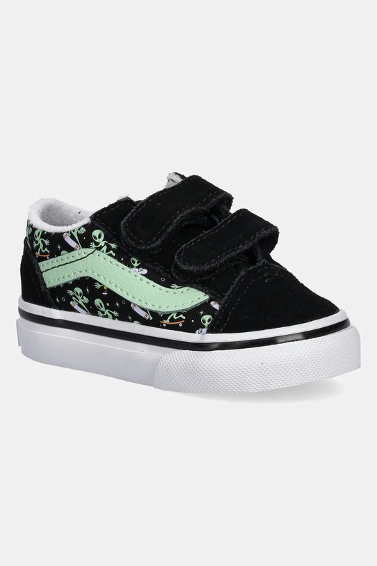 Detské tenisky Vans Old Skool V semišová koža čierna VN000CTGYJ71
