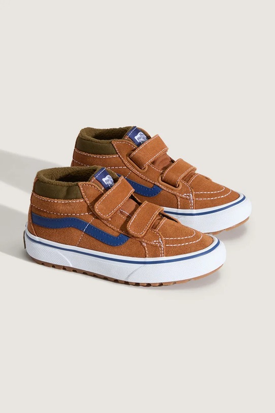 Παιδικά sneakers σουέτ Vans MTE SK8-Mid Reissue V VN000D10N1Z1 καφέ AW25