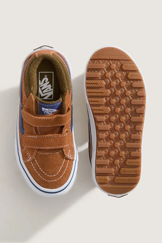Παιδικά sneakers σουέτ Vans MTE SK8-Mid Reissue V καφέ VN000D10N1Z1