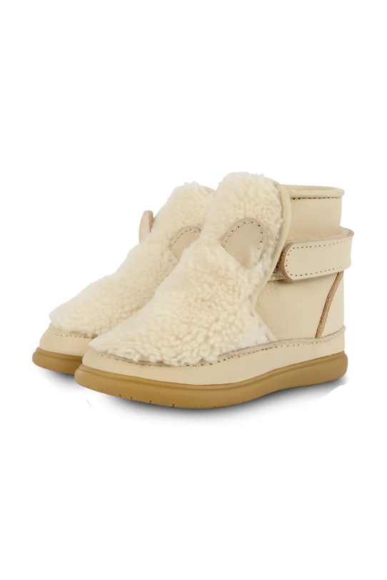 Chłopiec Donsje buty niemowlęce Roumi Shoes Polar Bear 1500907 beżowy