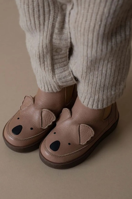 Donsje buty skórzane niemowlęce Thudo Classic Boots Koala 1504704