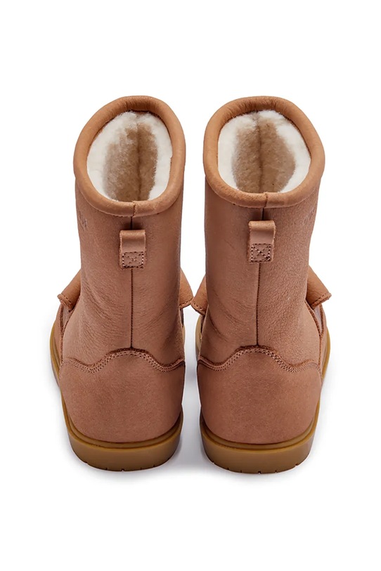 Donsje buty zimowe skórzane dziecięce Wadudu Classic Boots Dog 2022004.22.28 brązowy